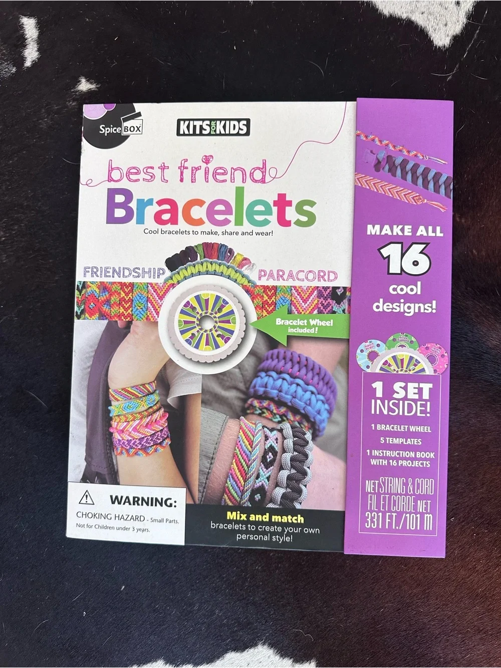 Kits & Kids Best Friend Bracelets Craft Kit - Purple Accent